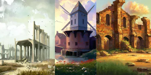 Serene Architecture generated by dalle