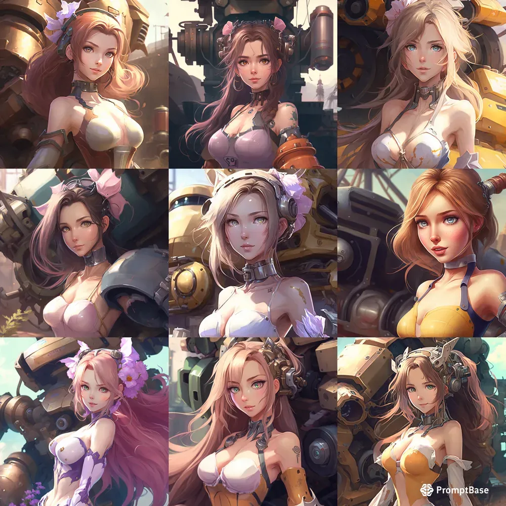 Cute Steampunk Anime Girls