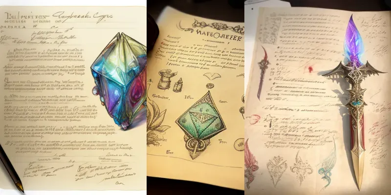 Dungeons And Dragons Style Item Images generated by undefined