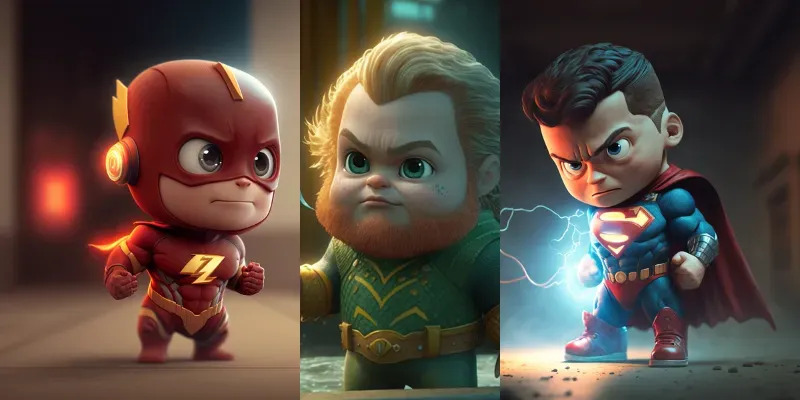 Baby Superheroes generated by undefined