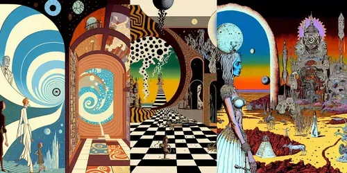 Vibrant Abstract Stories generated by midjourney
