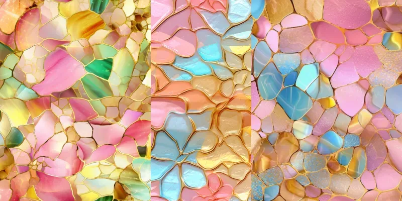 Seamless Glass Work Background generated by undefined