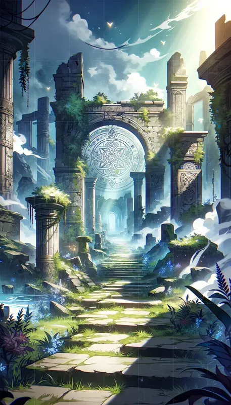 Anime-style Sceneric Phone Wallpapers