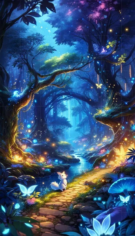 Anime-style Sceneric Phone Wallpapers