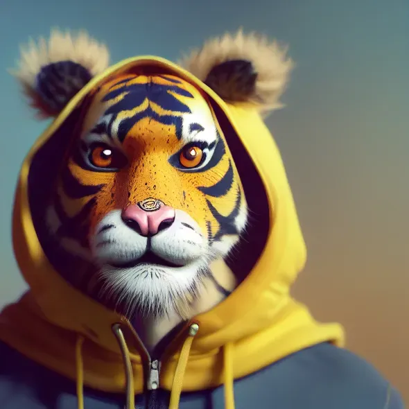 Cute Animals Wearing Hoodies