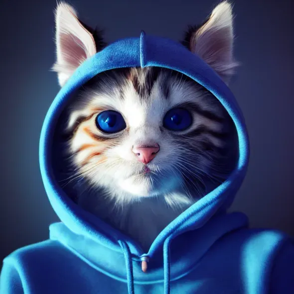 Cute Animals Wearing Hoodies