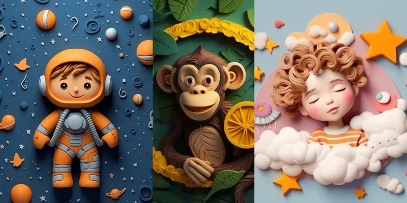 Plasticine Worlds generated by undefined