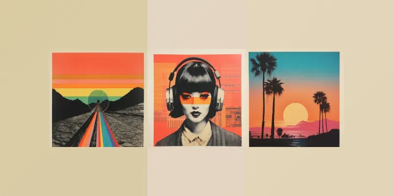 Stunning Vintage Record Covers generated by undefined