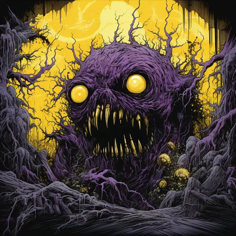 Dark Purple Illustrations