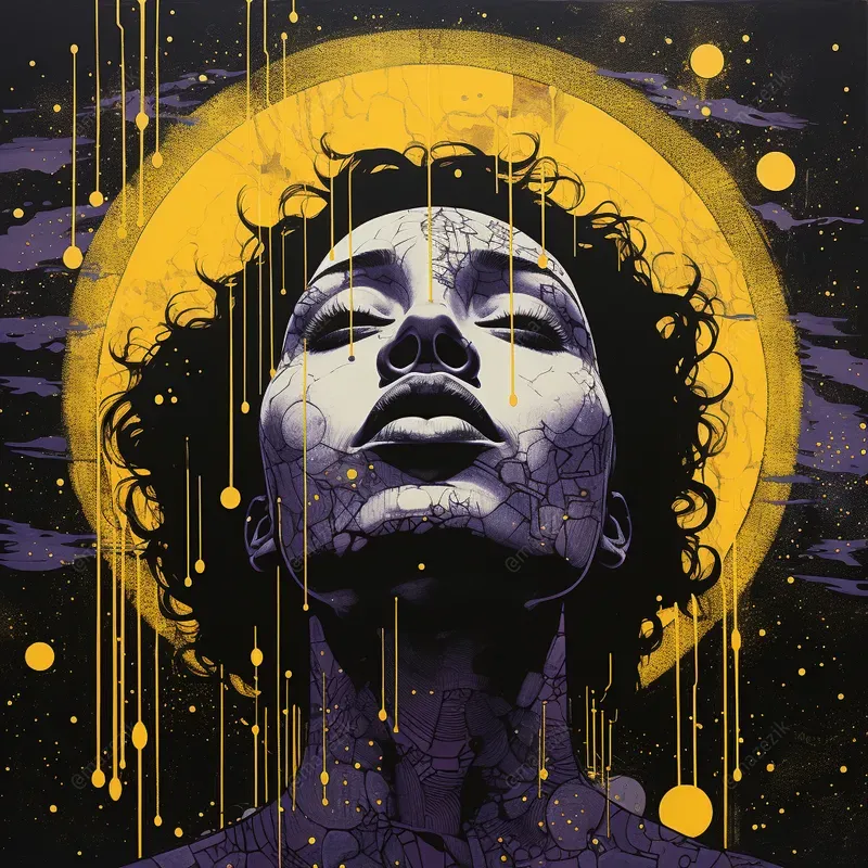Dark Purple Illustrations