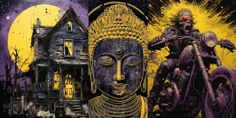 Dark Purple Illustrations generated by undefined