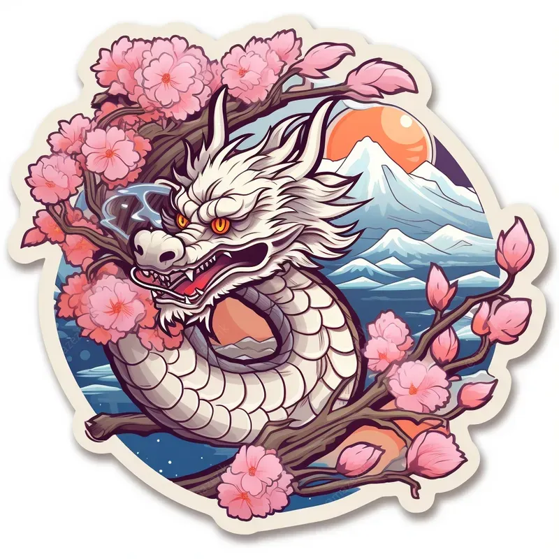 Traditional Japanese Stickers