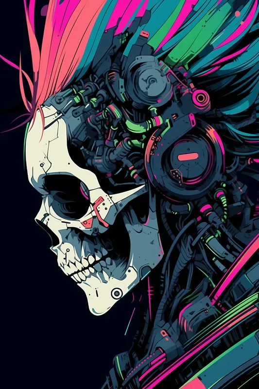 Vibrant Anime Manga Characters Posters