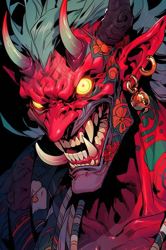 Vibrant Anime Manga Characters Posters