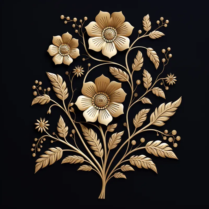 Traditional Folklore Motifs Patterns
