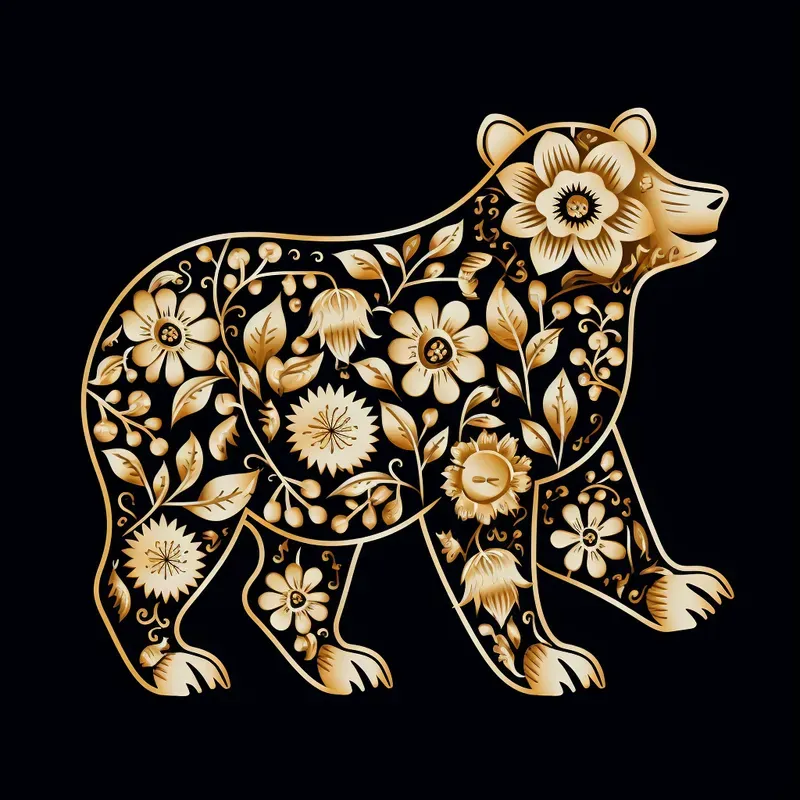 Traditional Folklore Motifs Patterns