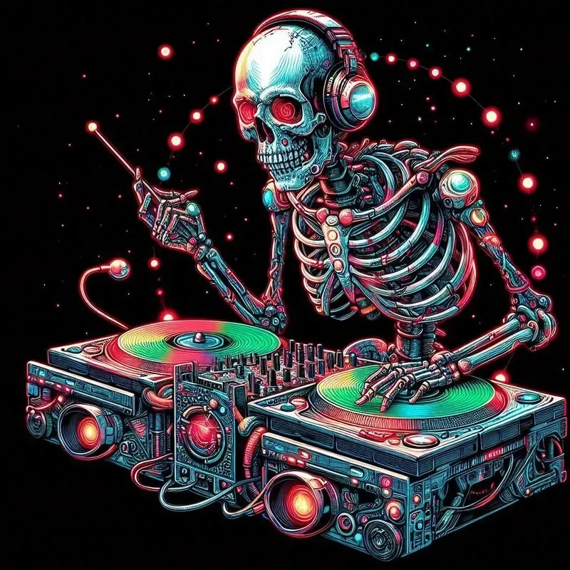Cybernetic Psychedelic Tshirt Designs