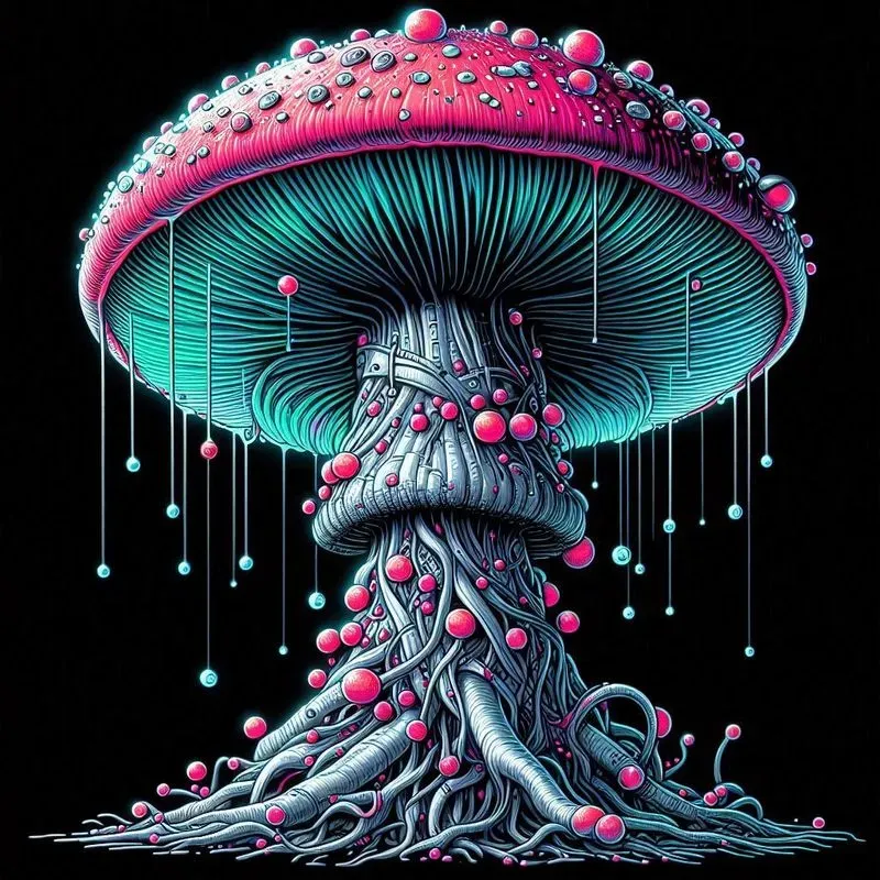 Cybernetic Psychedelic Tshirt Designs