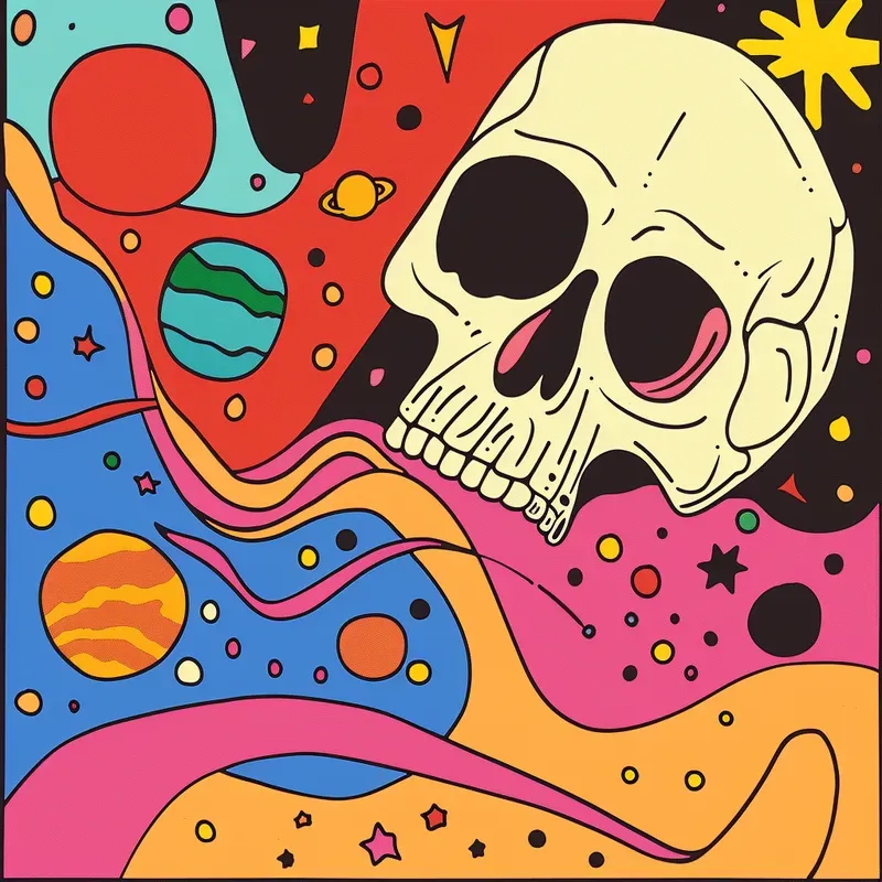 Weird Funky Psychedelic Artwork