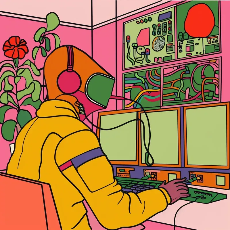 Weird Funky Psychedelic Artwork