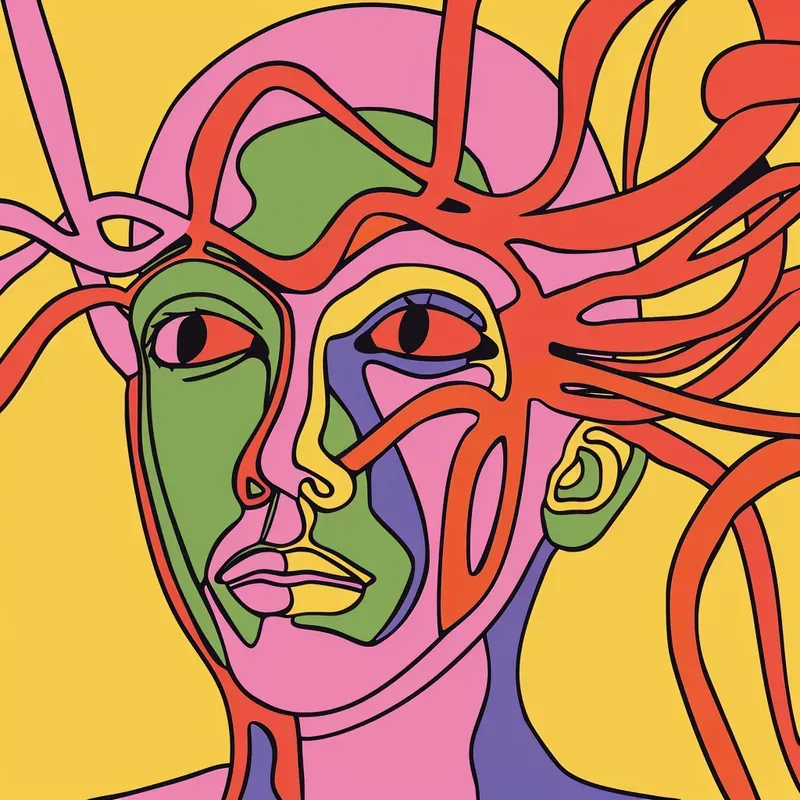Weird Funky Psychedelic Artwork