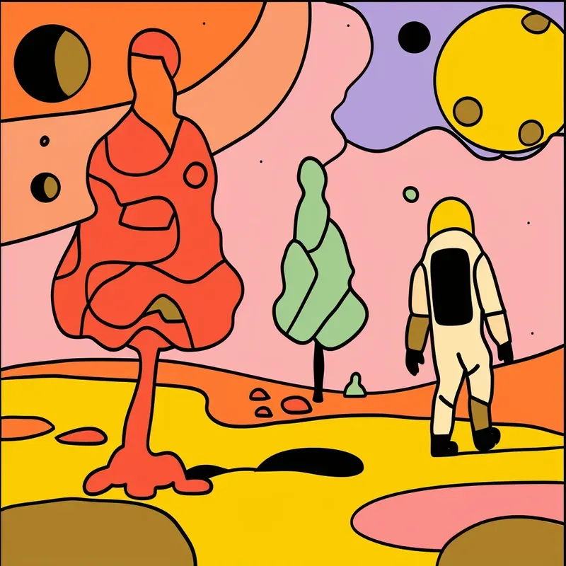 Weird Funky Psychedelic Artwork