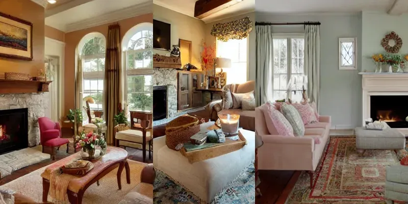 Cozy Traditional Living Rooms generated by undefined