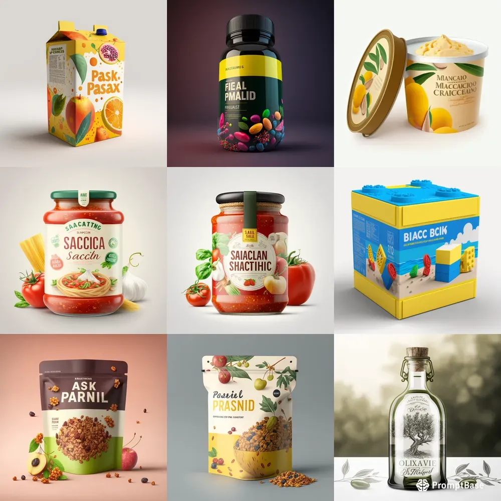 Packaging Mockup For Consumer Products