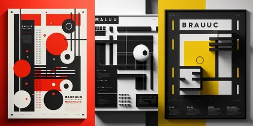 Minimalistic Geometric Design Poster Mockup generated by midjourney