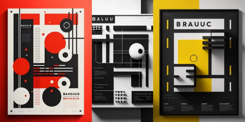 Minimalistic Geometric Design Poster Mockup generated by undefined