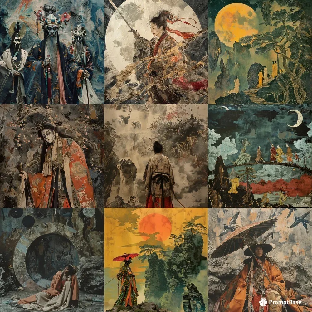 Japanese Folklore Art