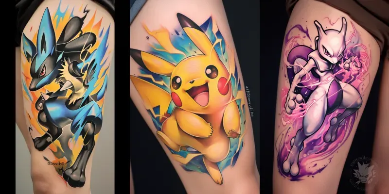 Pokemon Tattoo Designs generated by undefined