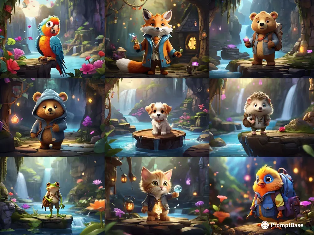 Fantasy Friends Animated Stickers