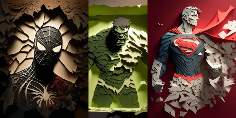 Paper Characters generated by undefined