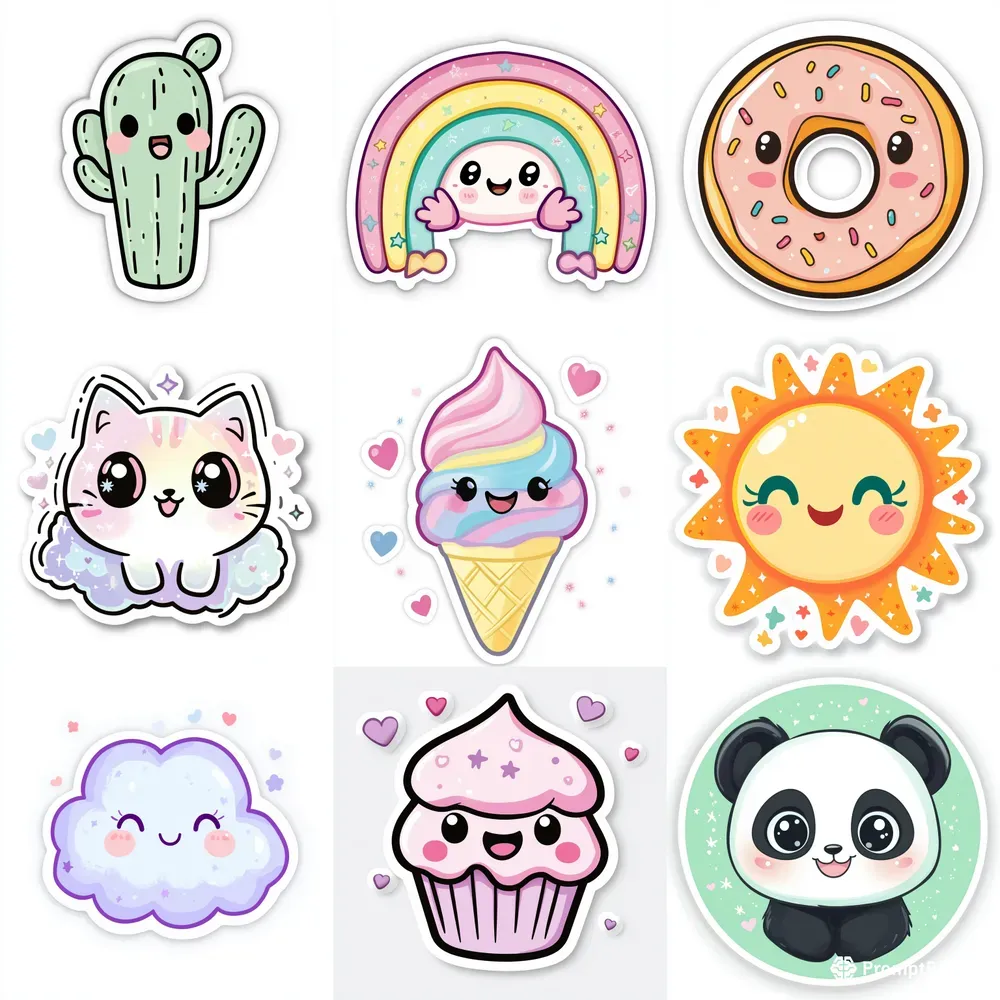 Adorable Kawaii Stickers