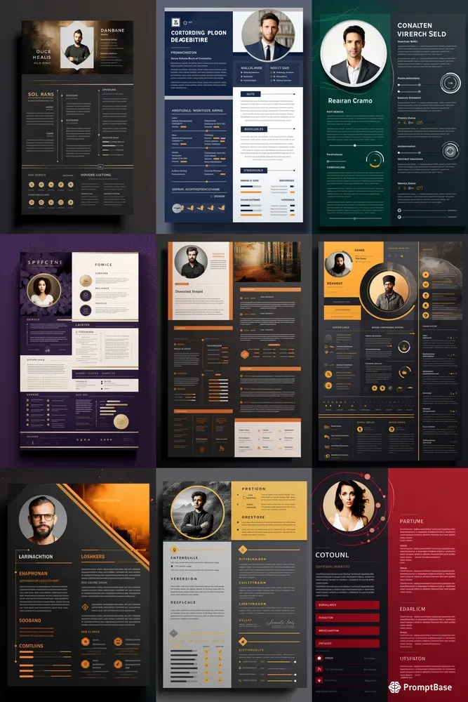 CV Professional Resume Style Templates