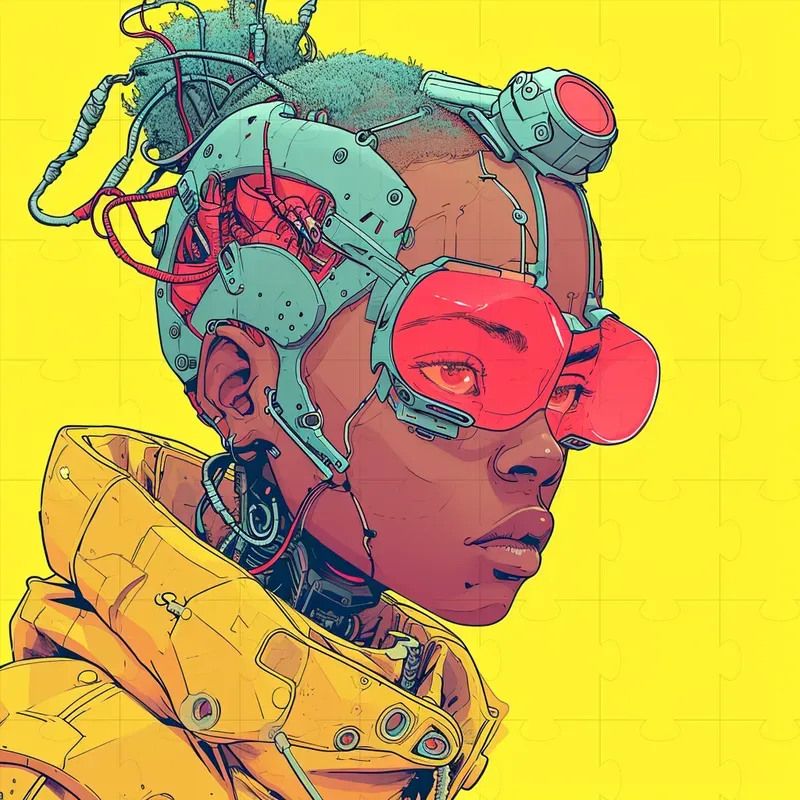 Cyberpunk Clean Style Illustrations