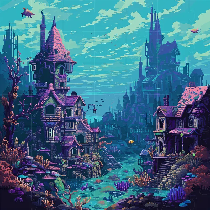 Pixel Art Backgrounds