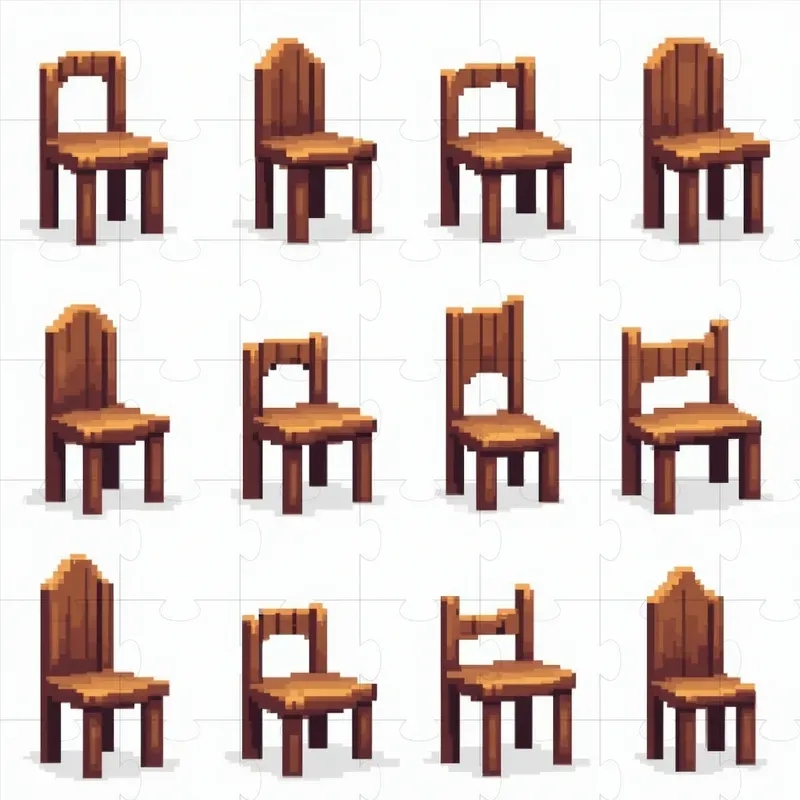 Pixel Art Medieval Objects Sets