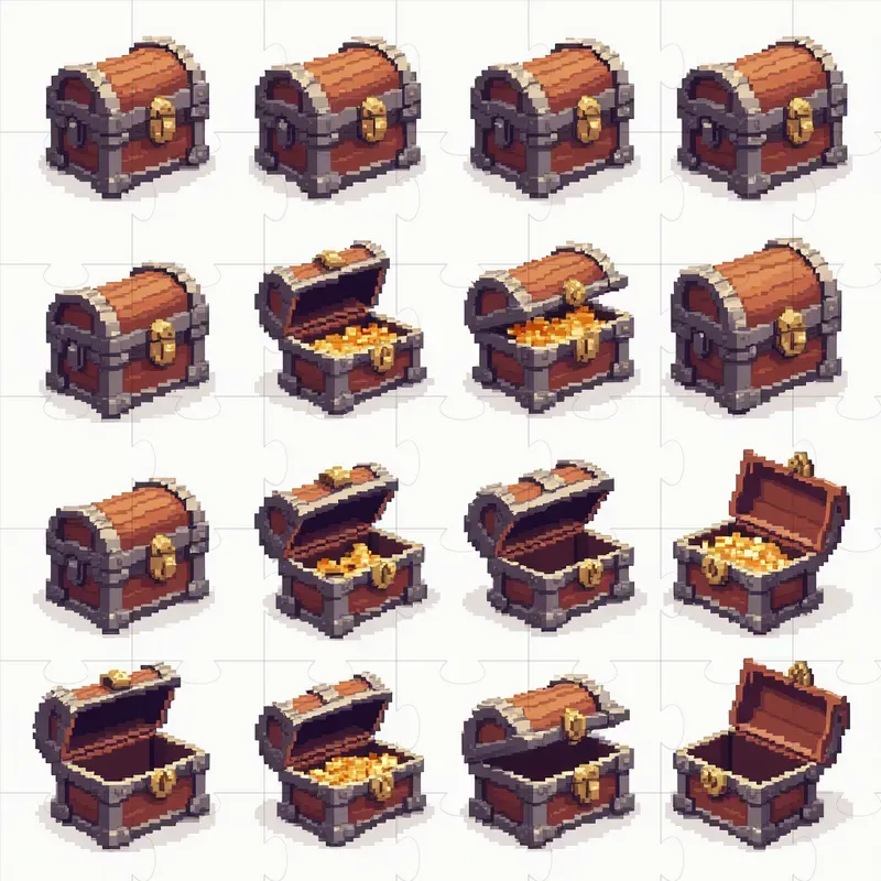 Pixel Art Medieval Objects Sets