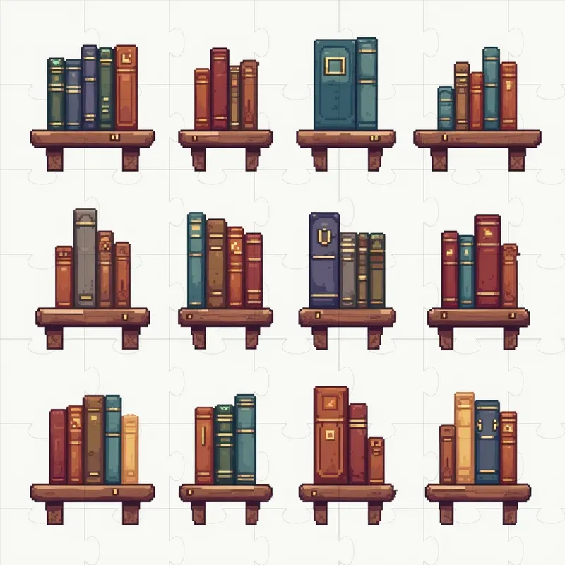 Pixel Art Medieval Objects Sets