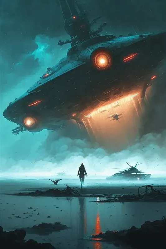 Ufo Alien Sci Fi Posters