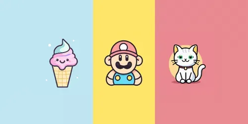Minimal Pastel Vectors For Kids generated by midjourney