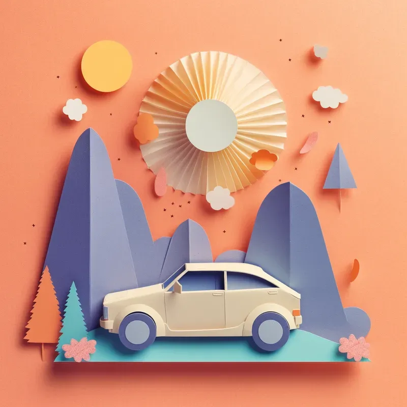 Pastel 3D Origami Paper Art For Children