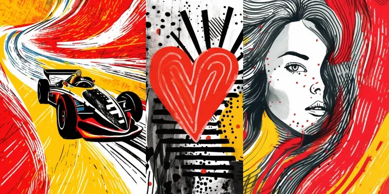 Expressive Maximalism Art Posters generated by undefined