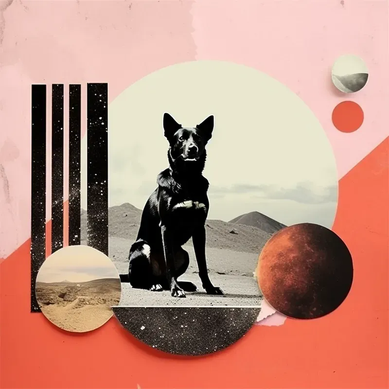 Soft Modern Mixed Media Collages
