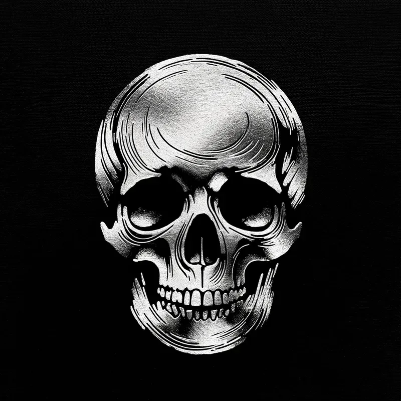 Silver Metallic Kintsugi Minimal Art