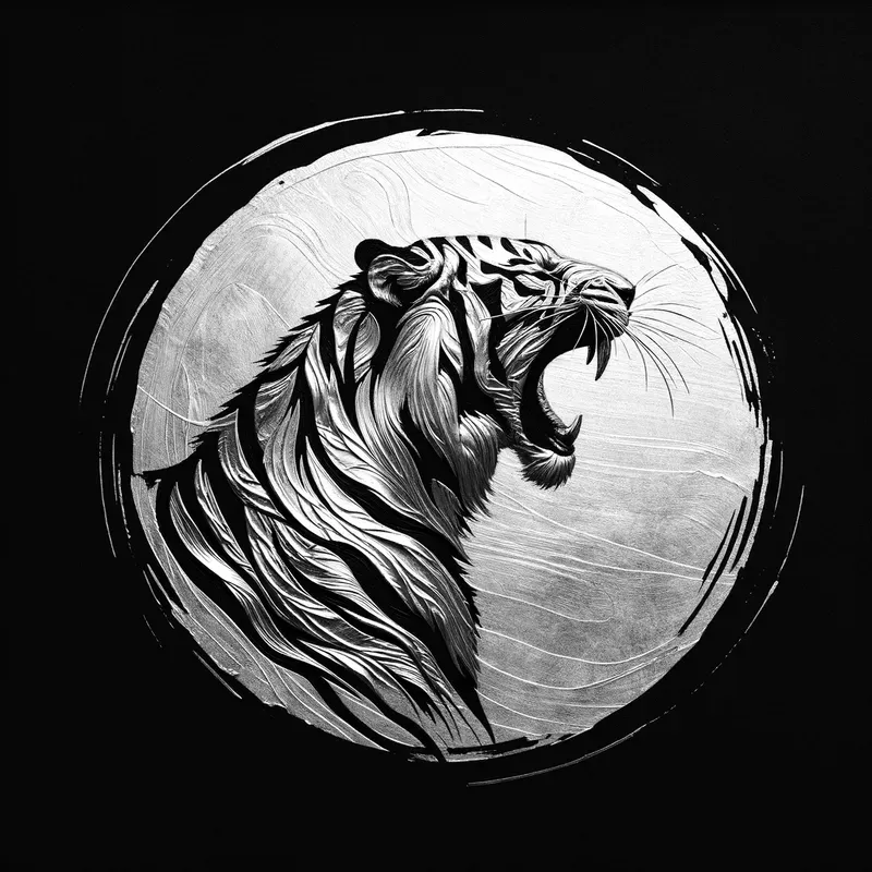 Silver Metallic Kintsugi Minimal Art