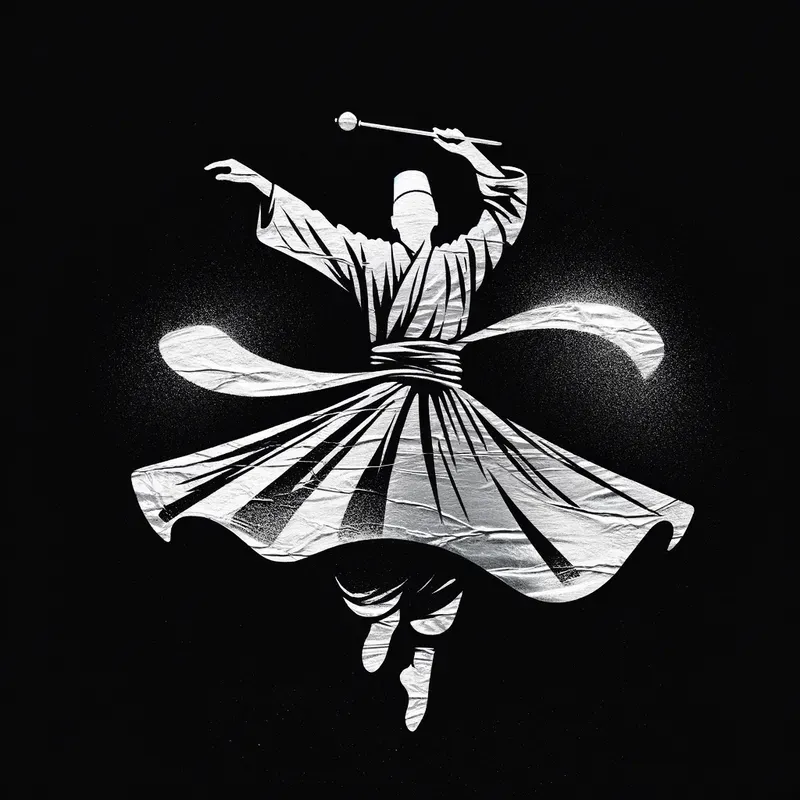 Silver Metallic Kintsugi Minimal Art