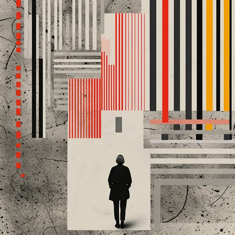 Artistic Abstract Mixed Media Collages